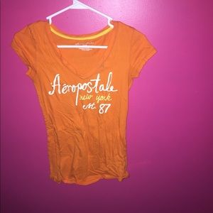 Aeropostale Graphic V-Neck Tee